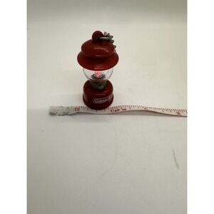 Vintage Red Coleman 2" Lantern‎ Keychain Battery Operated